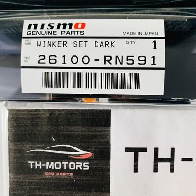 NISMO Genuine Skyline GT-R R33 Smoke Side Marker Lens 26100-RN591