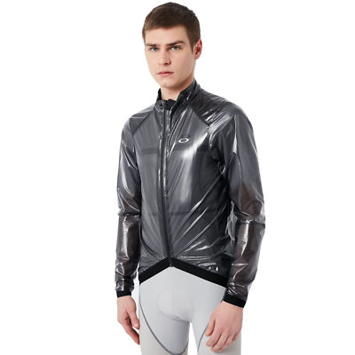 oakley jawbreaker cycling gilet vest rain cape clear size small mens aero 125817237890