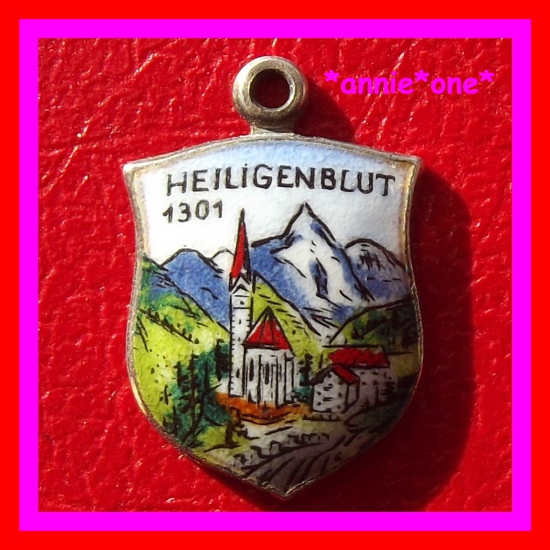 ê§ Bettelarmband AnhÃ¤Nger ÃSterreich Wappen Heiligenblut KÃ¤Rnten Silber 800 ê§
