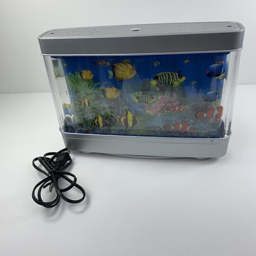 Scrolling Fish Lamp - SEABED AQUARIUM MOTION LAMP - Coral Reefs Sea
