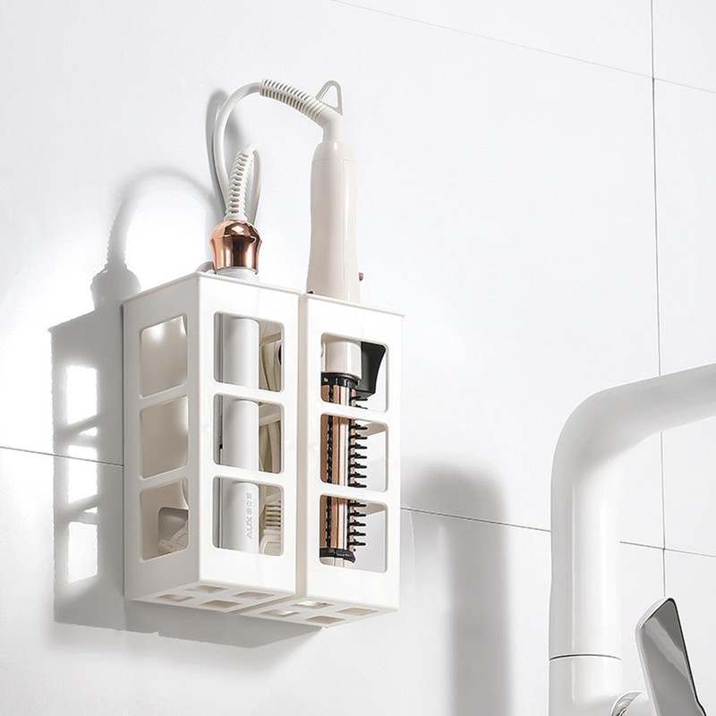 Wall Mount Hair Tool Holder Hair Tool Organizer Hair Supply Storage Curling Wand