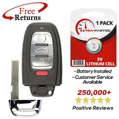 For 2009 2010 2011 2012 2013 2014 2015 2016 Audi A6 Smart Remote Car Key Fob