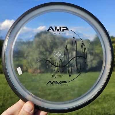 MVP Disc Sports Out of Production Proton AMP Patent Pending 173g Clear Plate