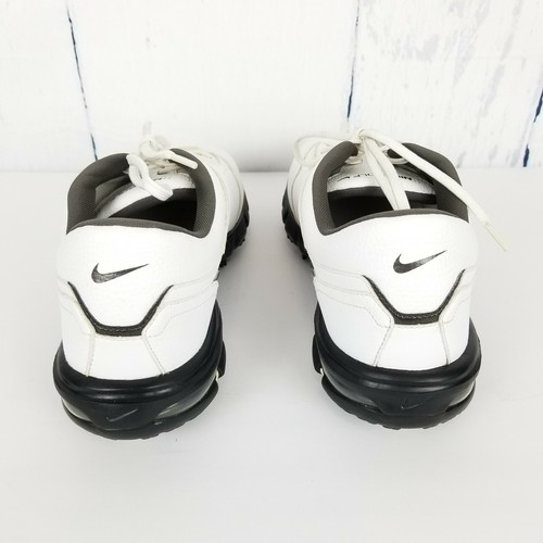 Nike Air White Black Golf Shoes TAC Traction At Contact Golfing Mens Size 11
