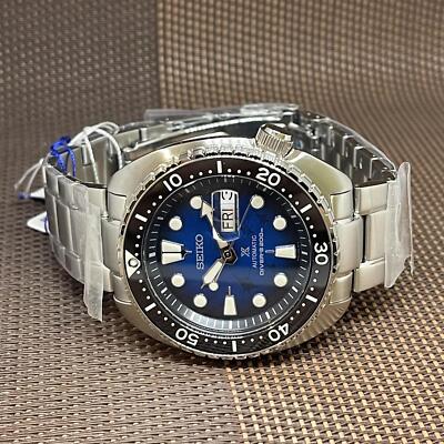 Pre-owned Seiko Prospex Srpe39k1 Save The Ocean "king Turtle" Automatic Diver's Men Watch