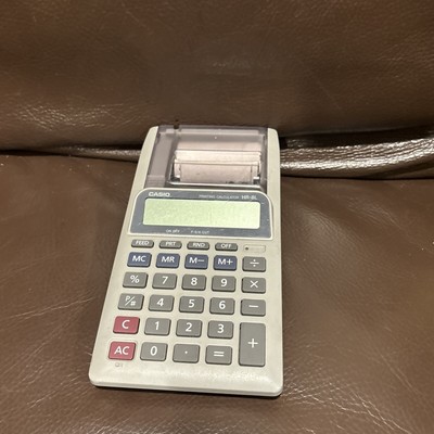 Casio HR-8L Printing Calculator With One New Roll Of Printing Paper Not Working