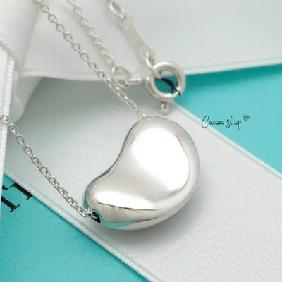Authentic Tiffany & Co. Peretti Large 19mm Bean Necklace 16.5