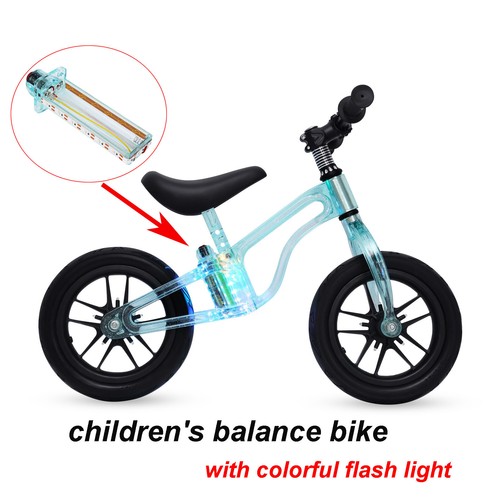 12 Inch Balance Bike w/ LED Light Kids Boys Girls Training Bicycle US
