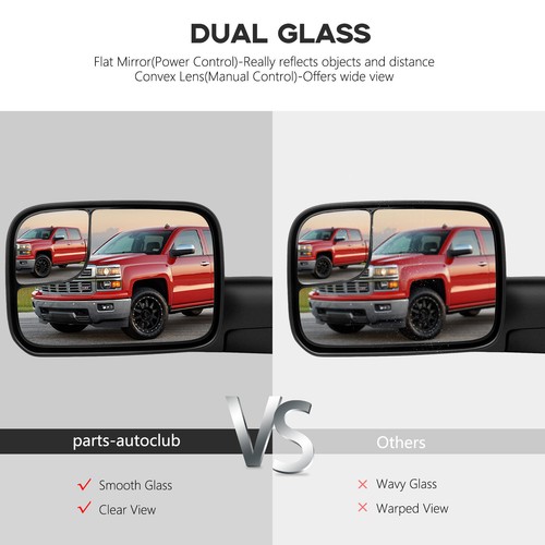 For 2002-2008 Dodge Ram 1500 2500 3500 Tow Power Heated Driver Side View Mirror