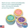 Satavi Naturals Crystal Bath Bombs (6 Pack) Luxurious Aromatherapy Bath Bombs Enriched with Nourishing Bath Salts for Silky Smooth Skin and Pleasantly Scented for an Immersive Zen-Like Experience