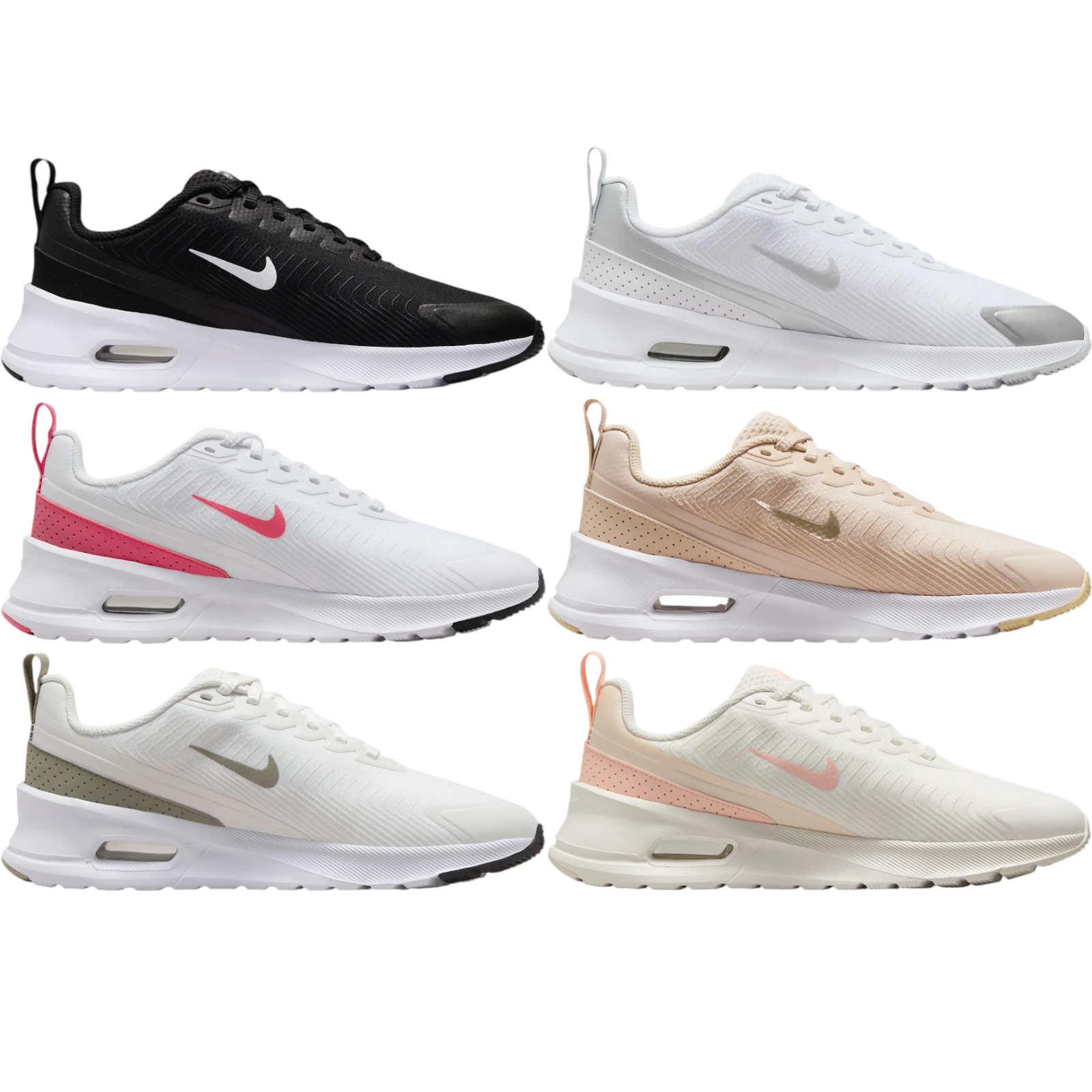 СОВЕРШЕННО НОВЫЕ женские кроссовки Nike AIR MAX NUAXIS ВСЕХ ЦВЕТОВ, размеры США 6-11, с наконечником