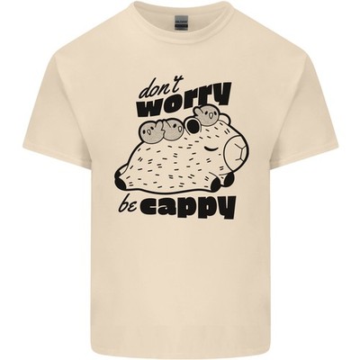 Capibara No Te Preocupes Sé Cappy Camiseta De Algodón Ligera Para Hombre