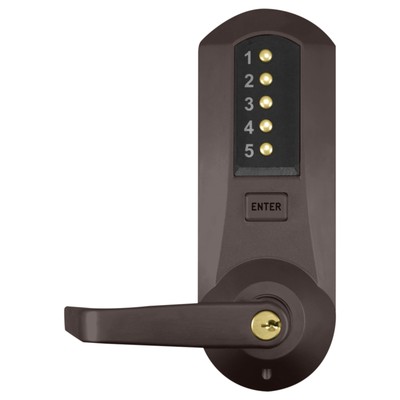dormakaba - 5021XSWL-744-41 - Cylindrical Combination Lever Lock, 2-3/4