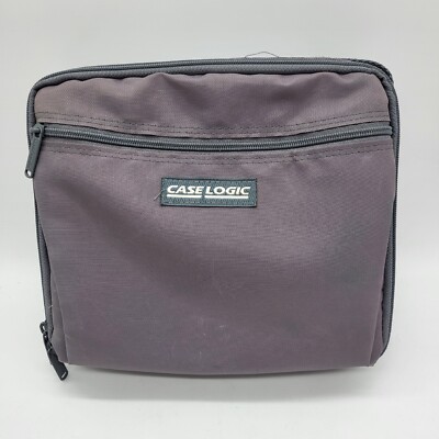 CASE LOGIC Cassette Tape Case - Stores 20 - Zippered Solf Case With Hard Shell