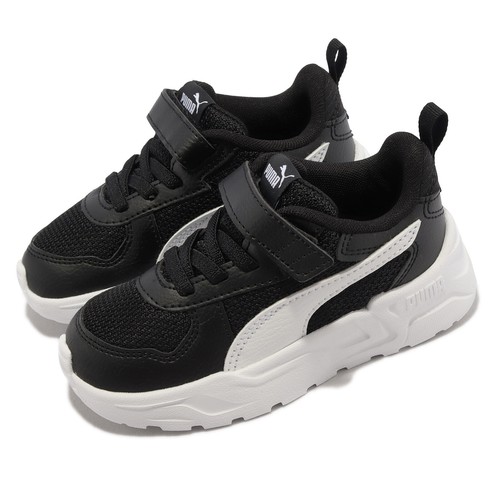 Puma Trinity Lite AC INF Черно-белый ремешок для малышей для бега 391481-01