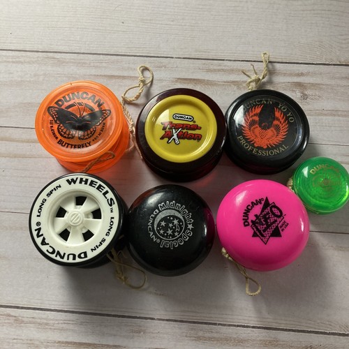 Lot of 7 Vintage DUNCAN YoYo’s Midnight Special,NEO,Imperial