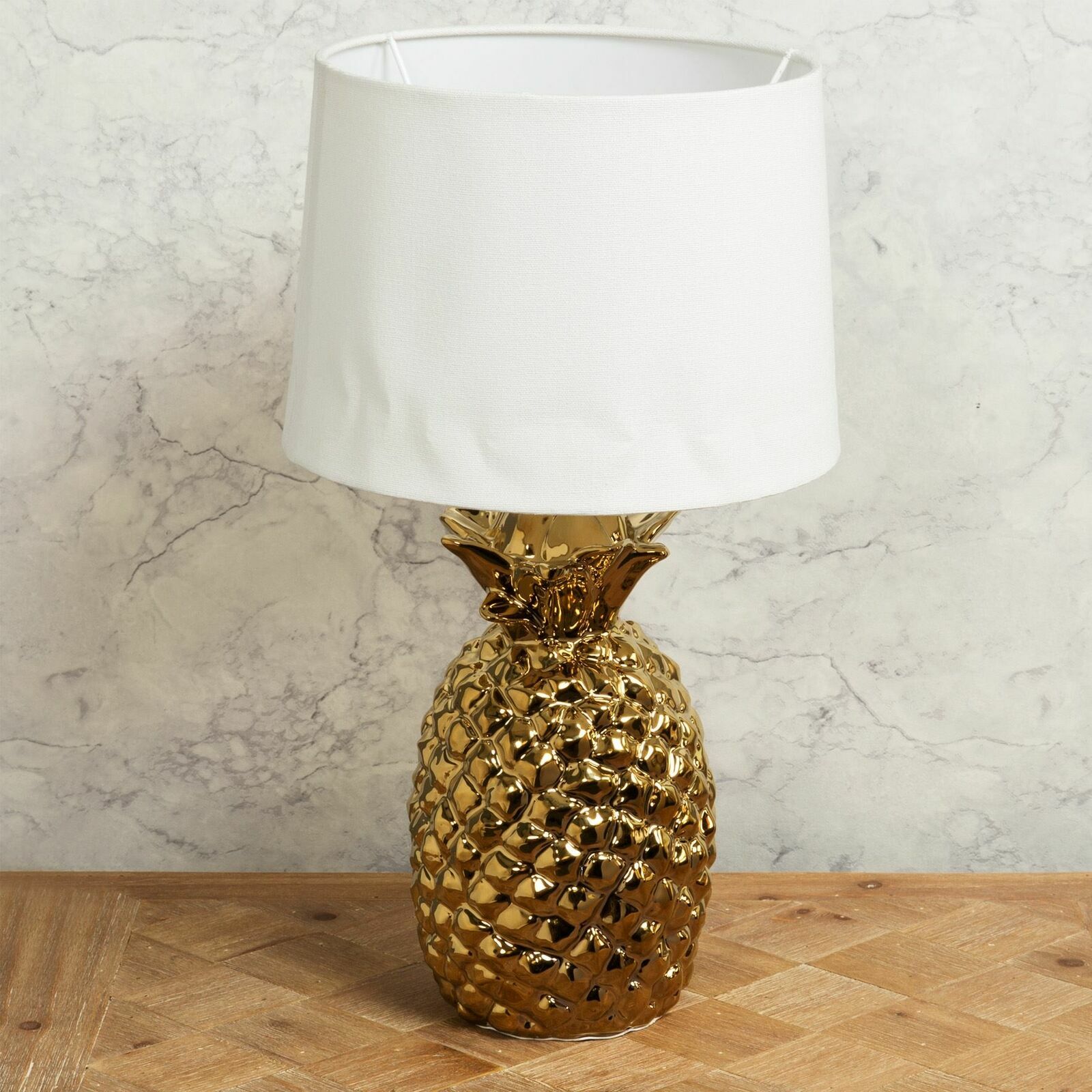 large gold table lamp