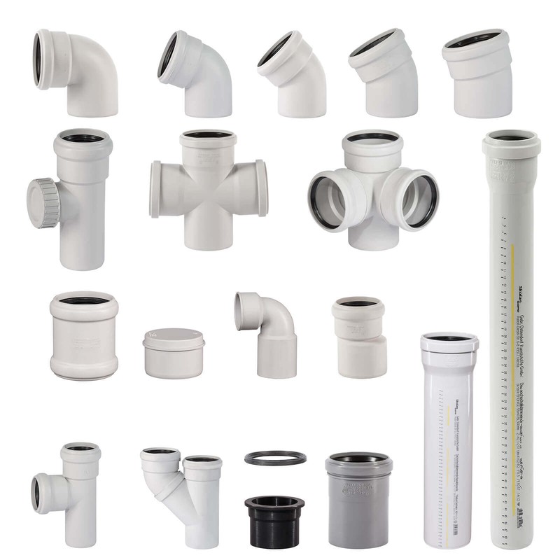 Ostendorf Skolan Safe Abflussrohr Schallschutzrohr SchallgedäMmtes Rohr Fallrohr