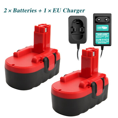 18V 3.5AH Ni-MH Battery/Charger For Bosch BAT025 BAT026 BAT181 BAT160 PSR 18VE