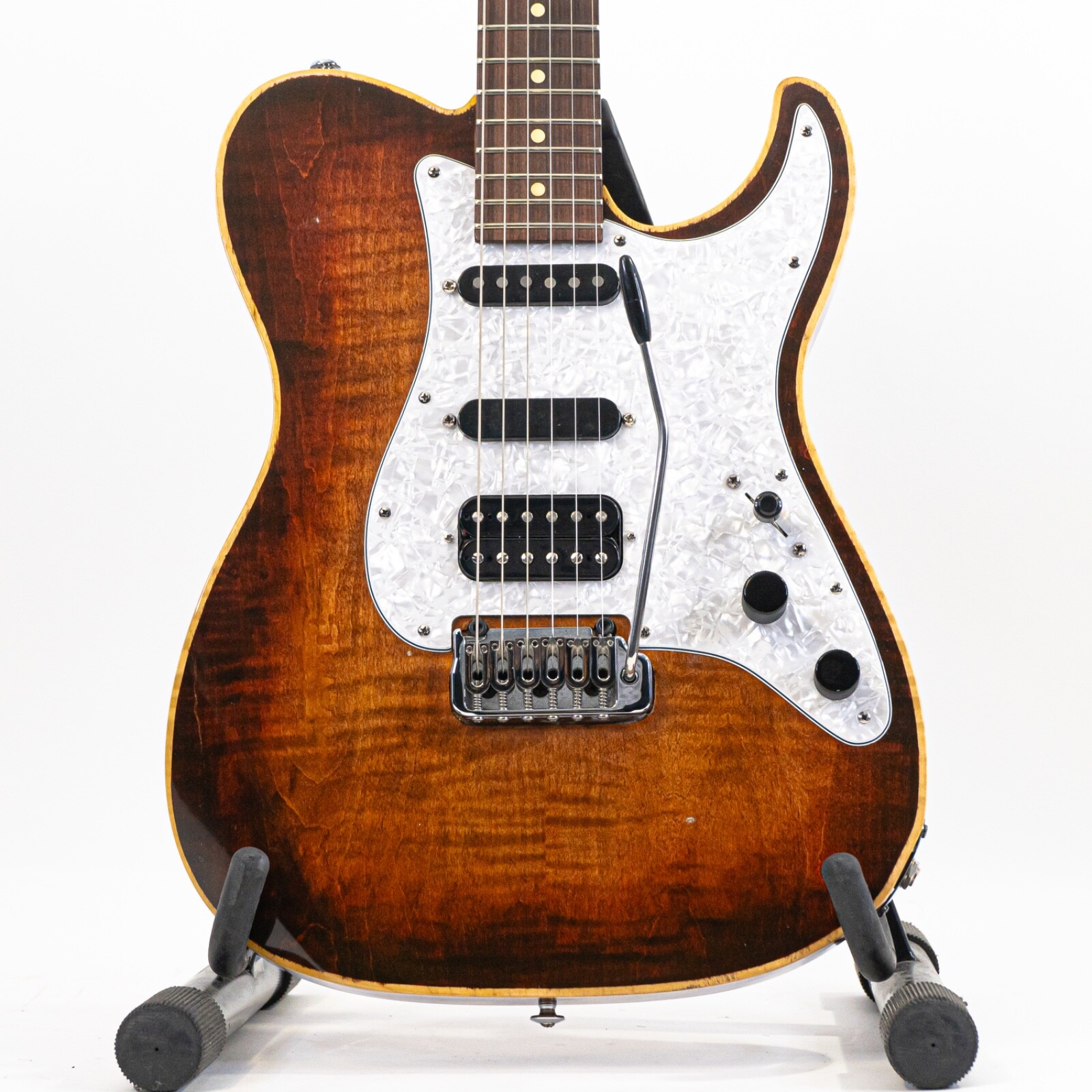 ギター Warmoth Super Tele/Strato Hybrid Warmoth Hybrid Tele Strat 3-Tone Sunburst | Reverb