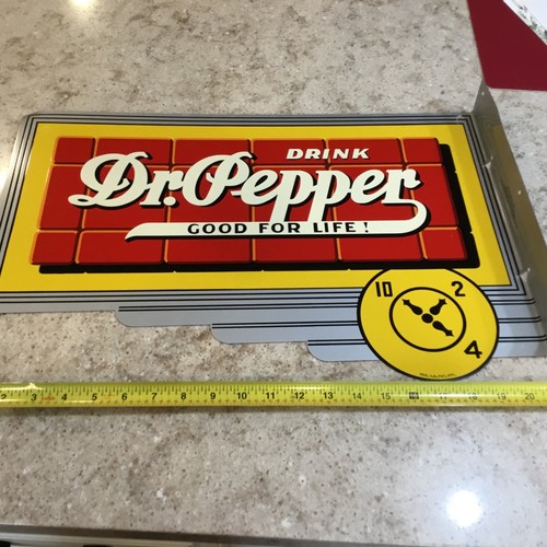 レア！　ドクターペッパー　アクリル　サイン　ジャンボ　ステッカー Dr Pepper Metal Flange Advertising Sign | eBay