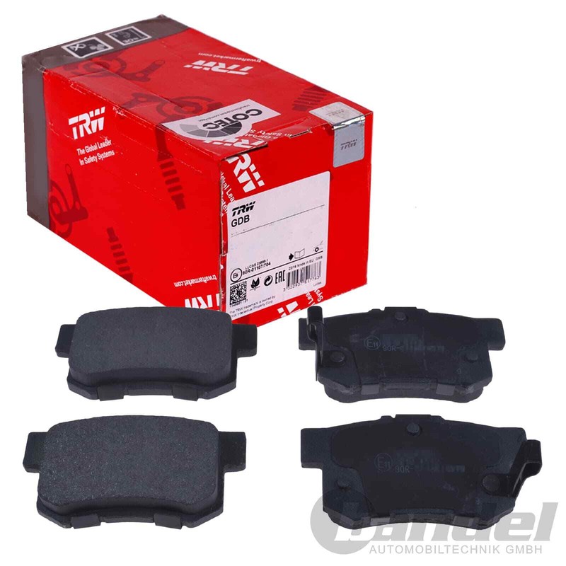 Plaquettes De Frein Trw Essieu Arriere