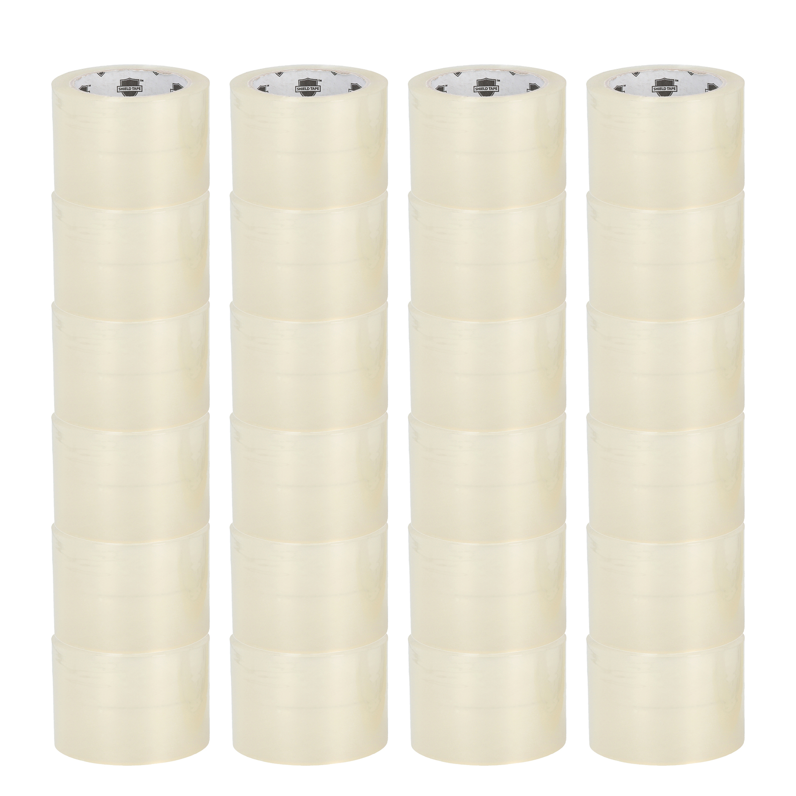 24 Rolls Clear Packing Tape 3 Inch x 110 Yds (330′) Carton Sealing
