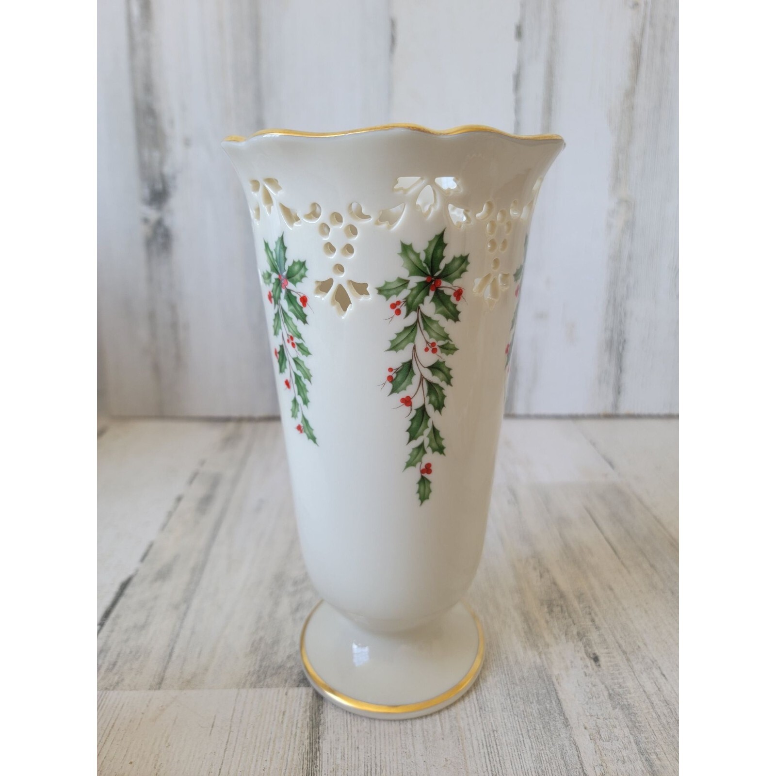 LENOX レノックス Holiday Vase クリスマス ホリデー ベース LENOX レノックス Holiday Vase クリスマス ホリデー ベース