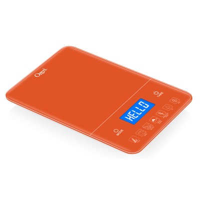Ozeri Tempered Glass Baker's Kitchen Scale with Calorie Counter