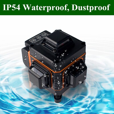 16 Lines Green Laser Level 360° 4D Auto Self Leveling Rotary Cross Measure Tools