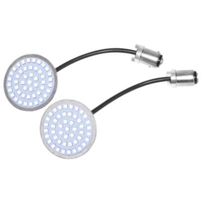 Letric Lighting Co. Bullet Style Turn Signal Inserts - Red, 1157 LLC-B7R