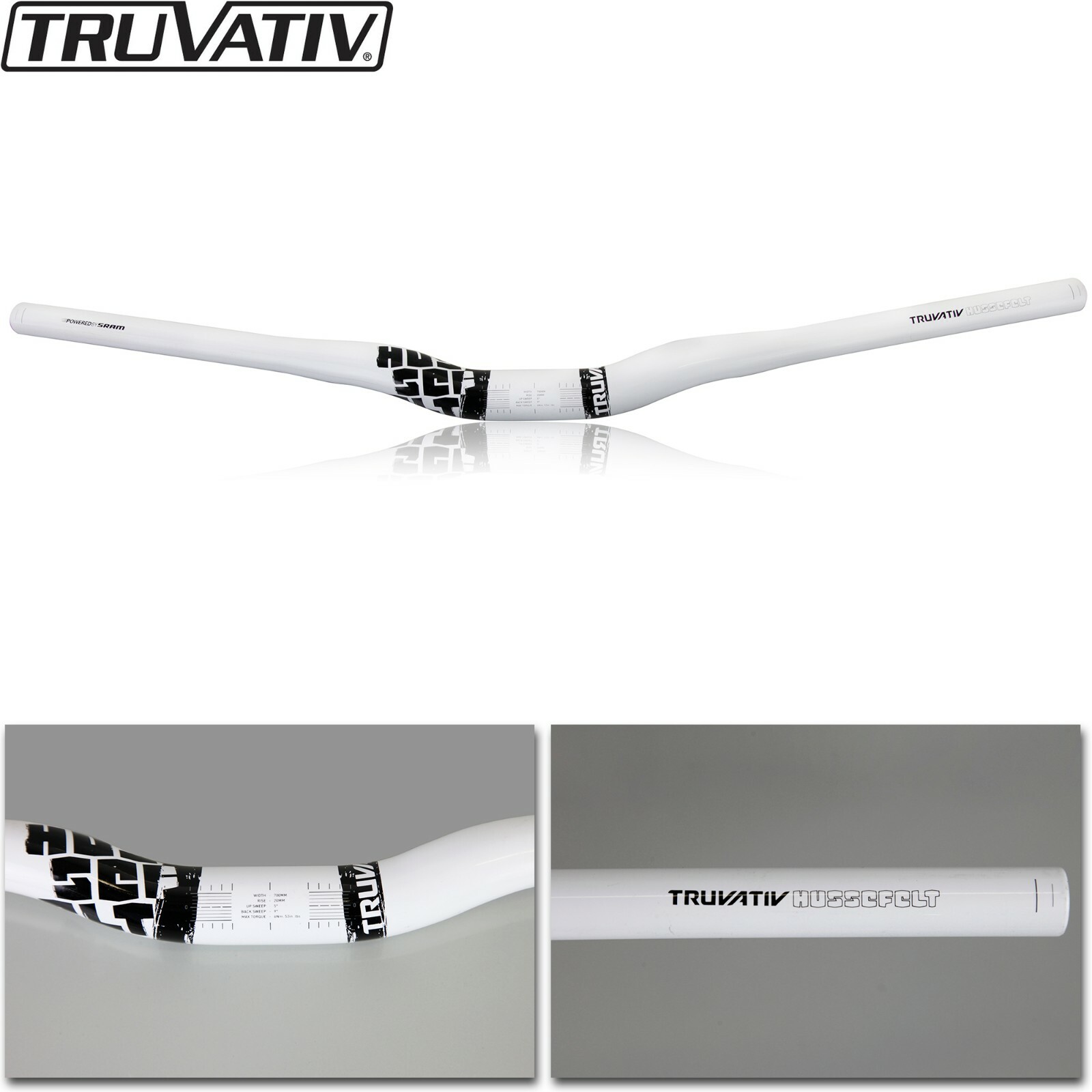 white mtb handlebars