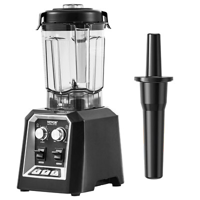 VEVOR 2L Smoothie Blender Professional Countertop Fruit Juicer Smoothie Shakes