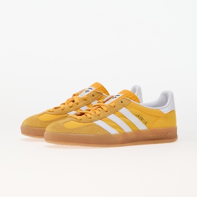 adidas gazelle classic white leather shoes black sneakers mens size 13 fu9659 385018797309
