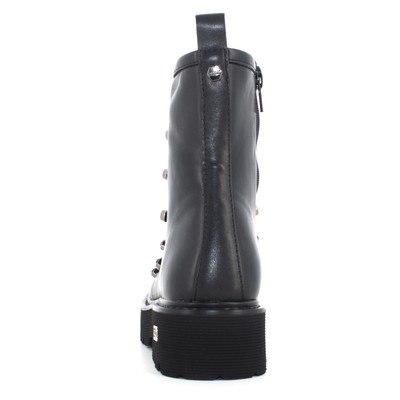 Pre-owned Cult A23us Women's Combat Boots With Platform Clw390800 Slash 3908 Mid W Leather In Black