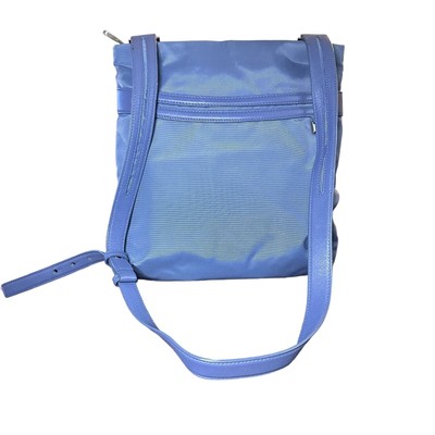 Tumi blue crossbody bag EUC