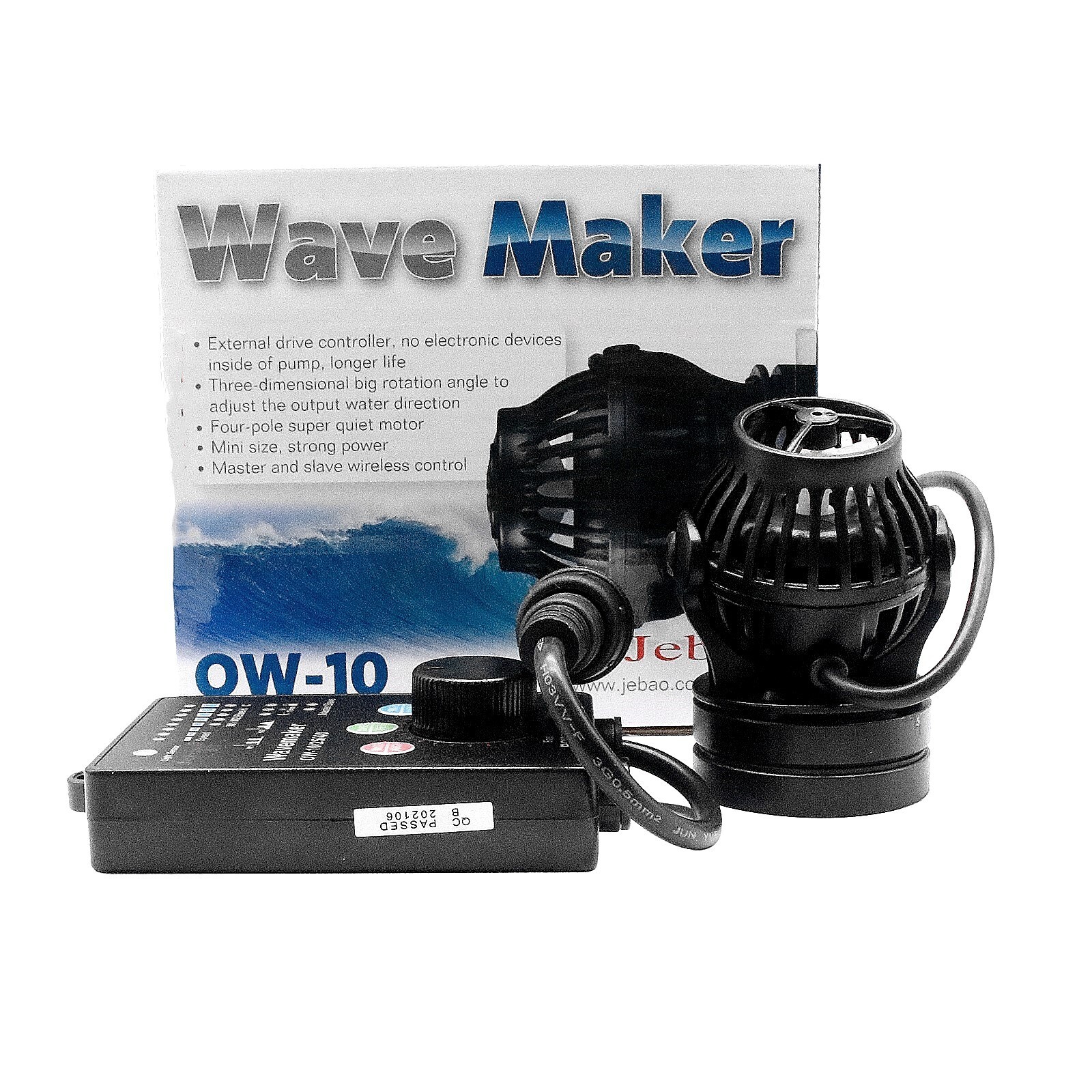 Jebao Wave Maker Pump OW-10 Wireless Aquarium Marine Reef Fish Tank Hydropinics