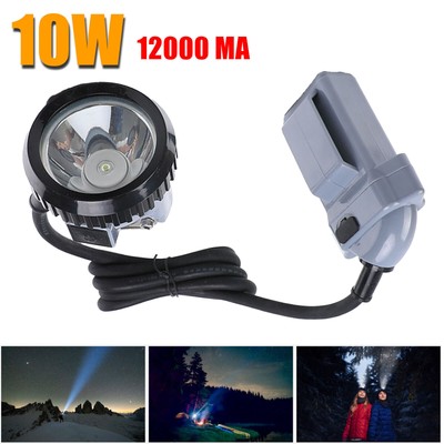 LED Safety Headlamps Mining/Hunting/Fishing Light Rechargeable Lamps Waterproof