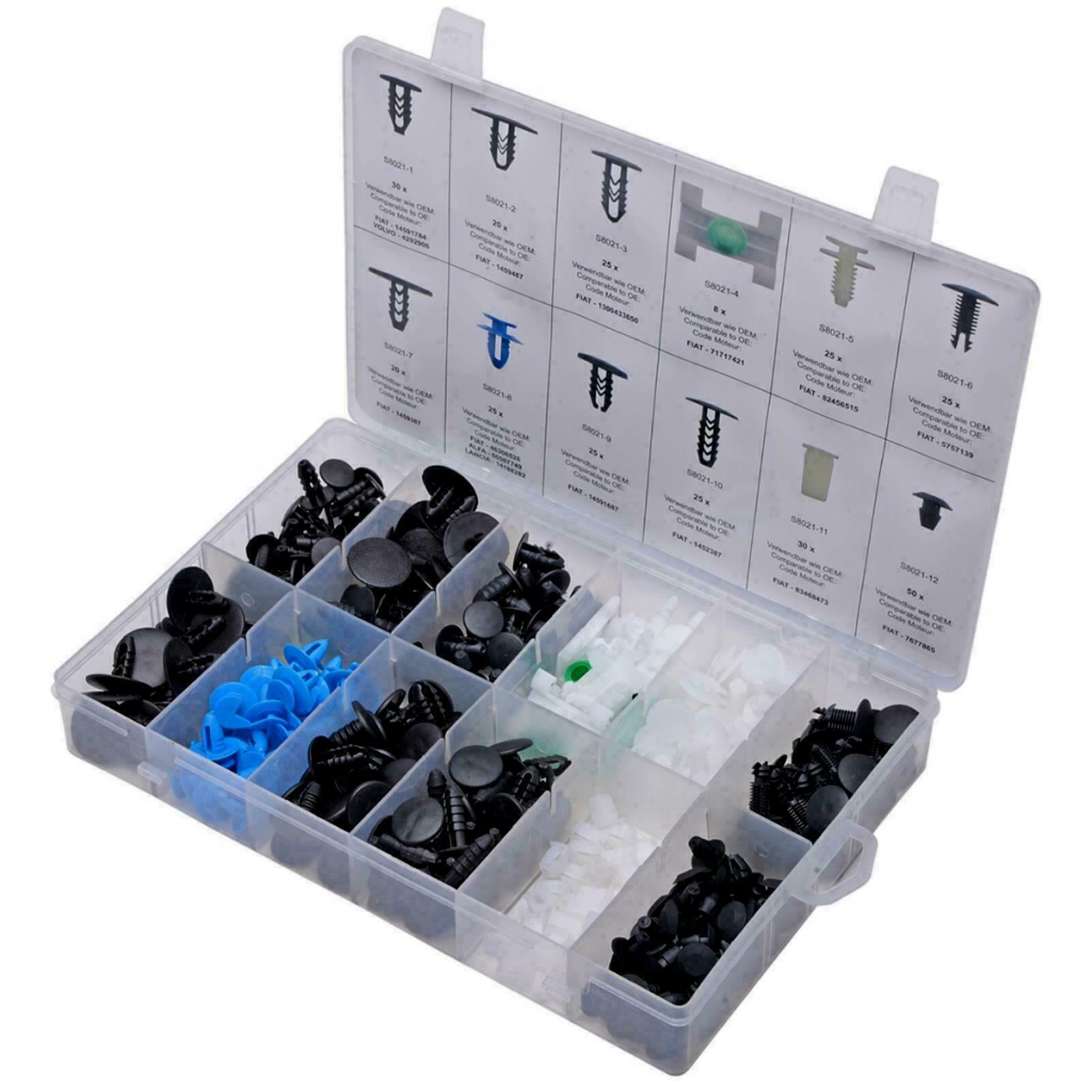 308 pezzi Clip Rivetti Fissaggio Parafango Pannello Porta Passaruota FIAT awe