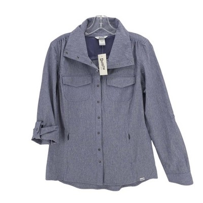 DULUTH TRADING Sol Survivor Sun Protection Shirt Jacket Women's Purple Size XS