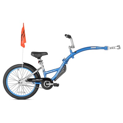 Kent WeeRide Pro Pilot Lightweight Aluminum Tandem Bike Trailer Attachment, Blue