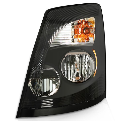 For Volvo VNL VNM 2004-18 Black 6000K LED Left & Right Side Headlights HeadLamps