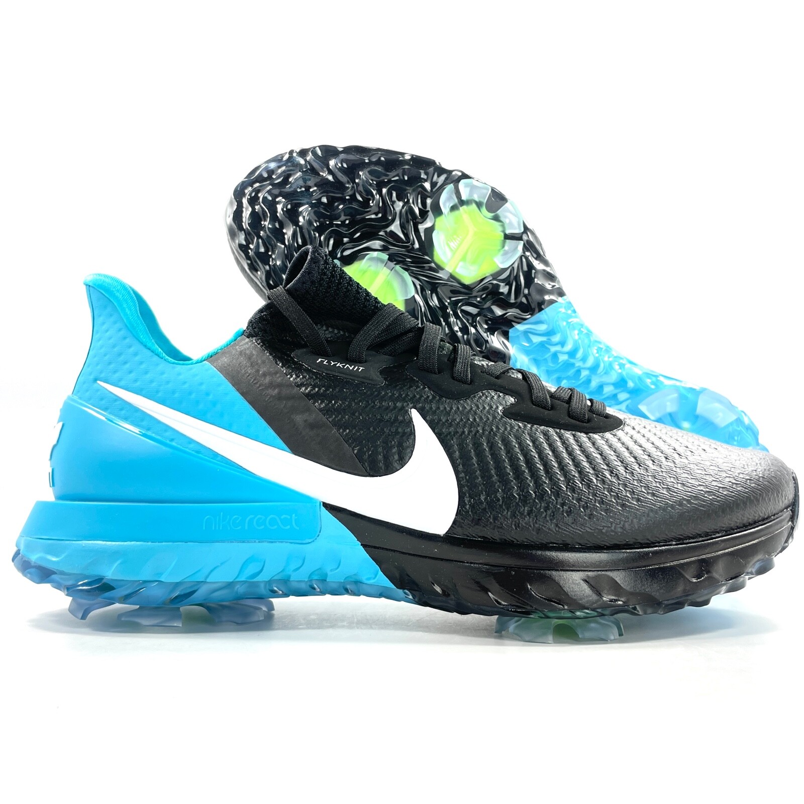 

Мужские кроссовки Nike Air Zoom Infinity Tour PMO W Black Blue Golf CZ8301-008 шириной 8,5 дюйма, Черный, Nike Air Zoom Infinity