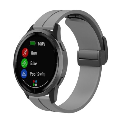 Magnetic Silicone Watch Band Strap For Huami Amazfit GTS GTR 4 3 2 2E 42mm 47mm