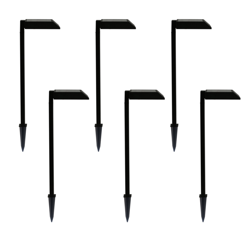 Tommy Bahama Solar LED Pathway Walkway Lights, Landscape, 30 Lumen, 6-Pack, NEW