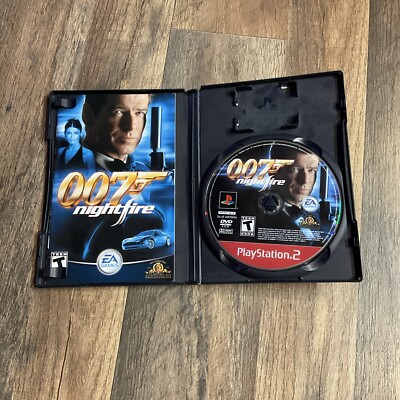 James Bond 007: Nightfire - Sony PlayStation 2 Manual. Scratched