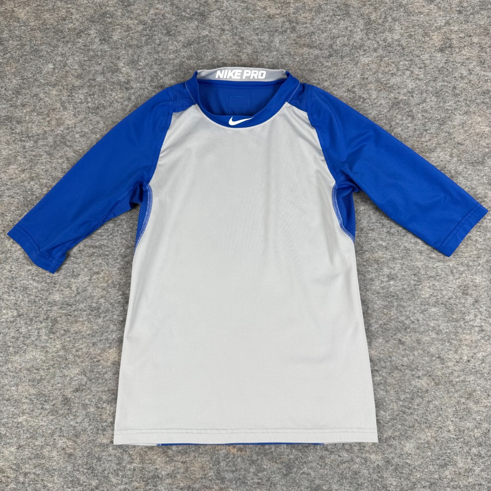 Nike Pro Dri Fit MLB 3/4 Sleeve Baseball T-Shirt Slim Fit