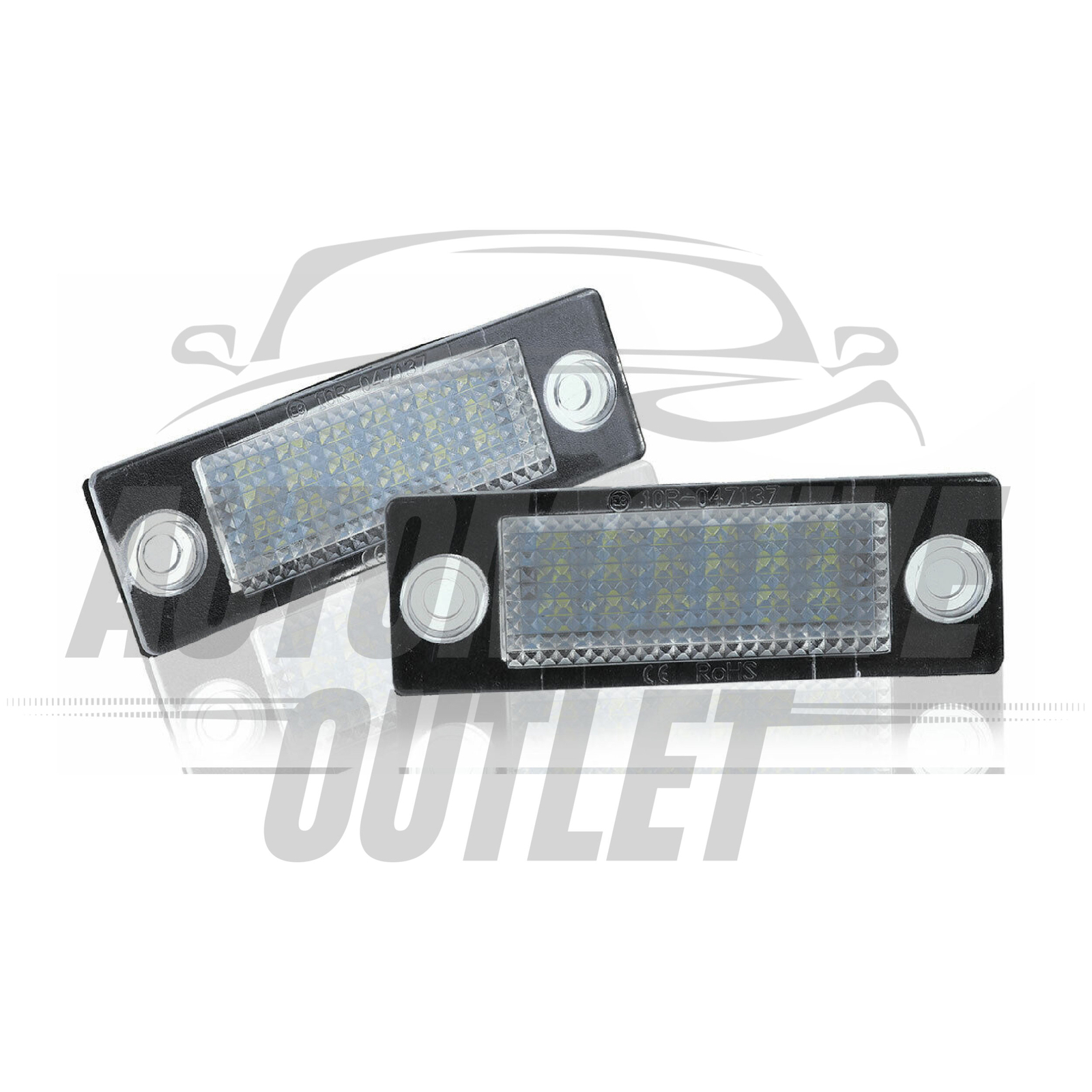 2X LICENSE NUMBER PLATE LED ERROR FREE LIGHT FOR VW CADDY CANBUS GOLF J-ETTA 3