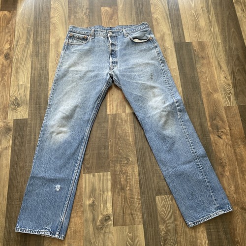Levi's 501XX USA製　90s デニムブルー W35 L32 Levis リーバイス 501xx USA製 90s デニムパンツ インディゴ