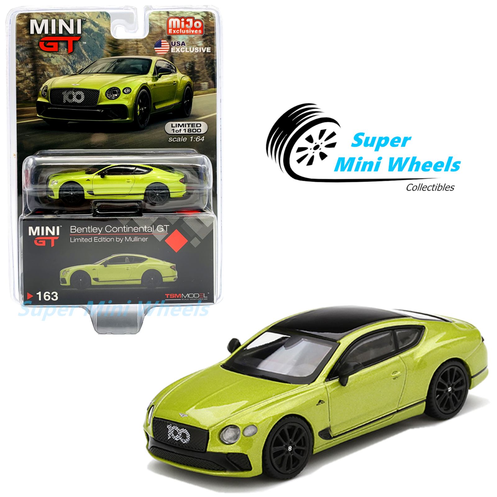 MINI GT BentleyContinentalGT LH&RH 2台セット Mini GT 1:64 Bentley Continental GT Limited Edition by